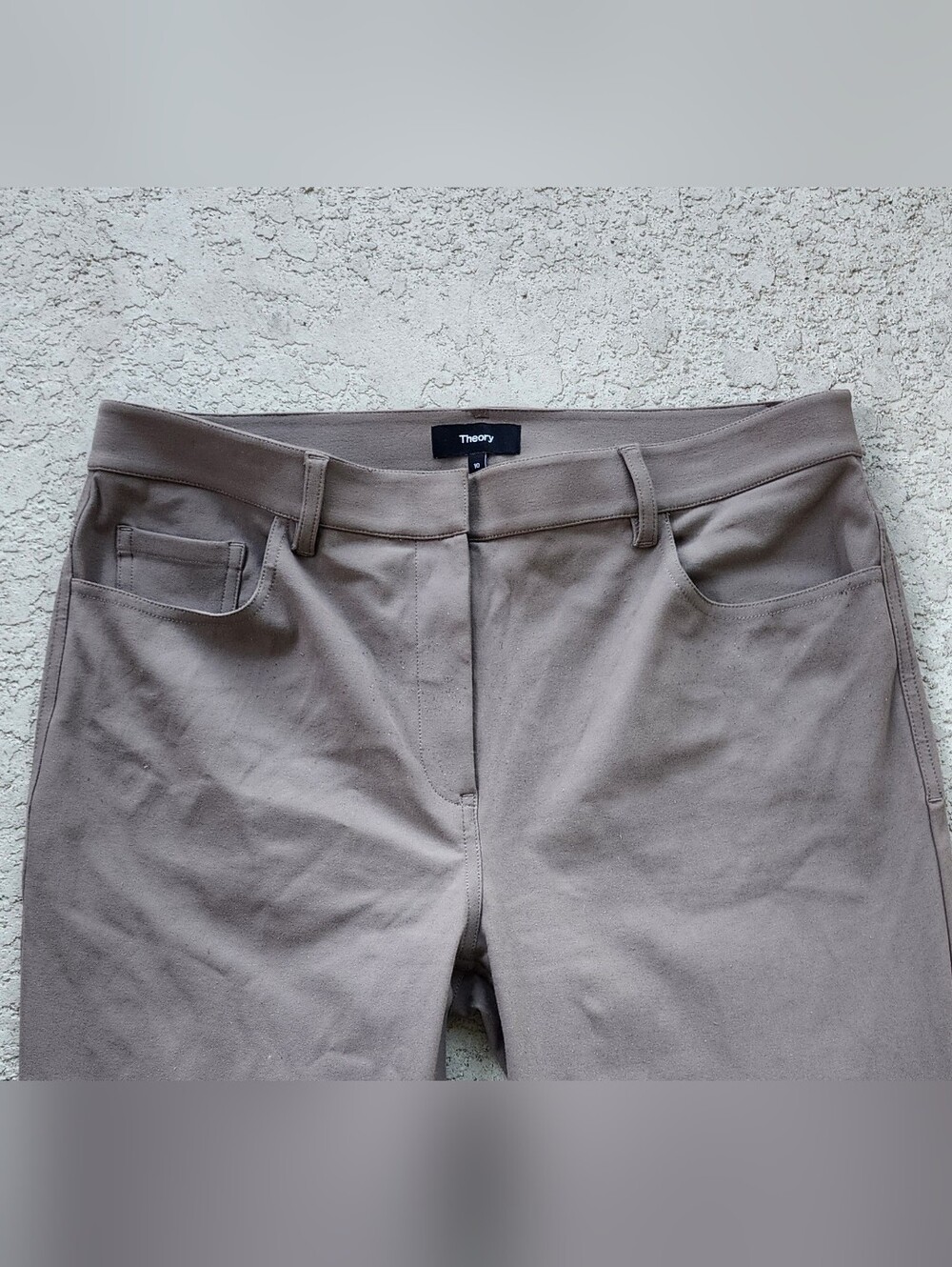 Theory Neutral Taupe Flare Pants - Picture 7 of 16